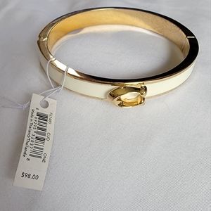 Coach Signature Push Hinged Bangle
